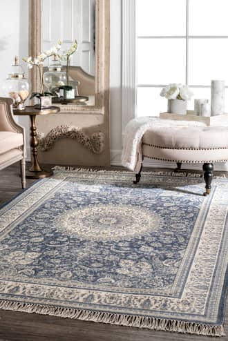 Gothic Rosette Medallion Tassel Rug secondary image