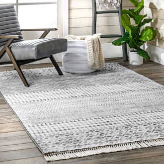 Glen Striped Non-Slip Backing Rug secondary image