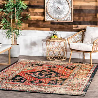 Vintage Floral Indoor/Outdoor Rug secondary image