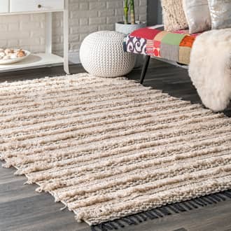 Ellena Handmade Tassel Rug secondary image