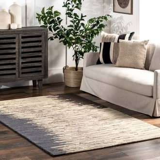 Harlowe Wool Graphite Rug secondary image