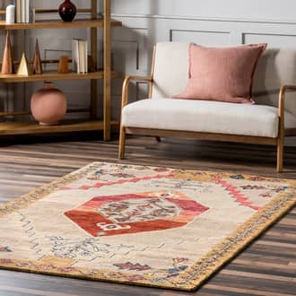 Ivied Gemstone Medallion Rug secondary image