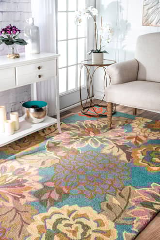 Wool Floral Rug secondary image