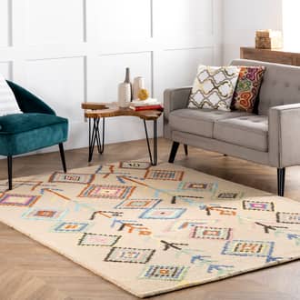8' 6" x 11' 6" Moroccan Diamond Rug secondary image