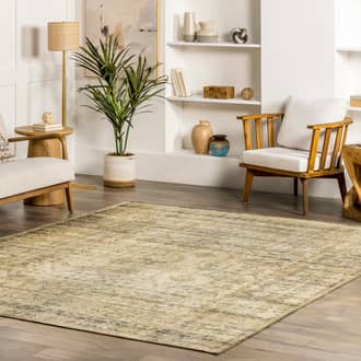 Washable Framed Trellis Rug secondary image