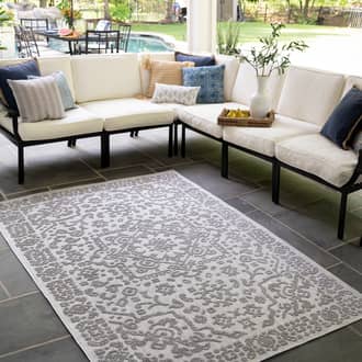 Castle Medallion Indoor/Outdoor Rug secondary image