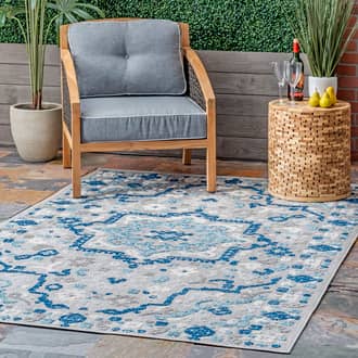 Castle Medallion Indoor/Outdoor Rug secondary image