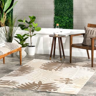 Skyler Tropical Leaves Indoor/Outdoor Rug secondary image