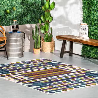 Sandy Striped Indoor/Outdoor Rug secondary image