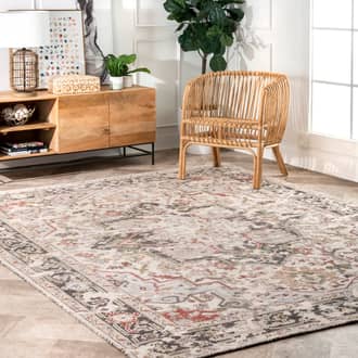 Hand Knotted Castle Medallion Rug secondary image