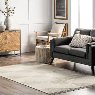 Lola Wool Trellis Rug secondary image
