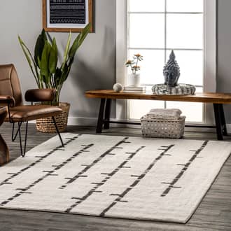 Isabelle Washable Bars Rug secondary image