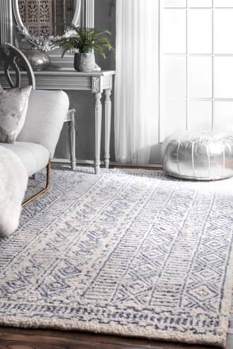 7' 6" x 9' 6" Tribal Diamond Bands Rug secondary image