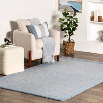 Raya Wool Monochromatic Rug secondary image