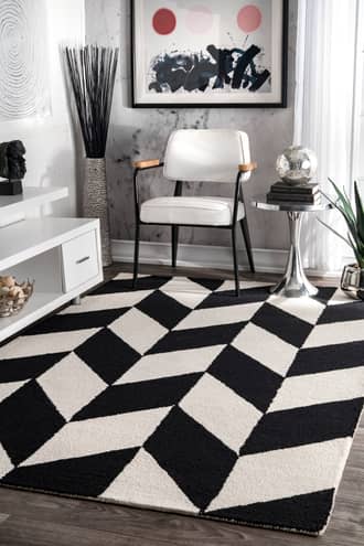Retro Checker Tiles Rug secondary image
