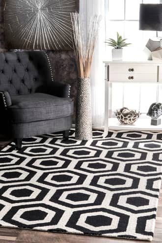 Honeycomb Trellis Rug secondary image