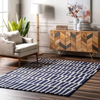 Irregular Parallel Bars Rug secondary image