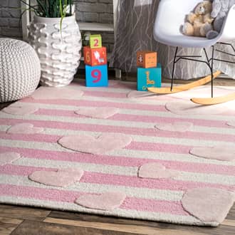 Floating Hearts Nursery Rug secondary image