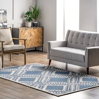 Elsie Wool Trellis Rug secondary image