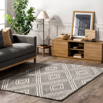 Richa Wool Tiled Rug secondary image
