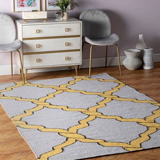 Flatwoven Lattice Rug secondary image