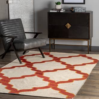 Flatwoven Lattice Rug secondary image