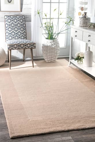 Solid Border Rug secondary image