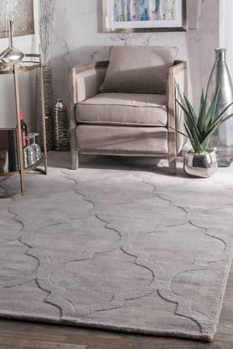 Raised Trellis Rug secondary image