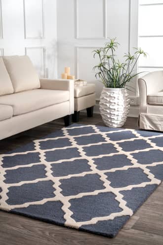 Moroccan Trellis Rug secondary image