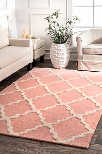 5' x 8' Moroccan Trellis Rug secondary image