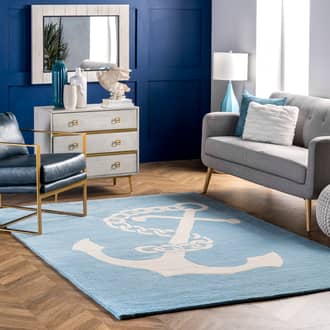 Nautical Anchor Rug secondary image