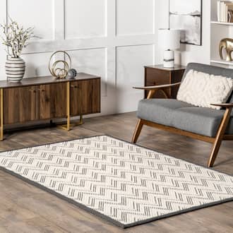 Lorenza Wool Chevrons Rug secondary image