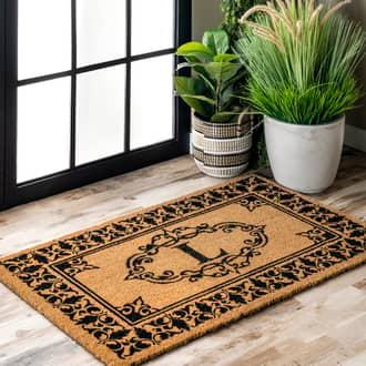 Monogrammed Outdoor Welcome Door Mat secondary image