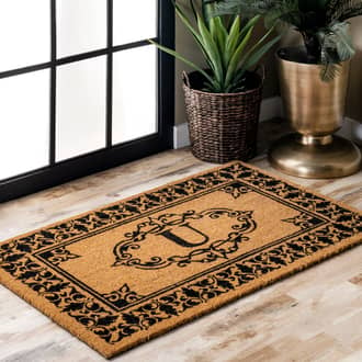 Monogrammed Outdoor Welcome Door Mat secondary image