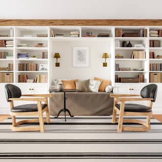 3' x 5' Yarrow Cotton Striped Rug secondary image