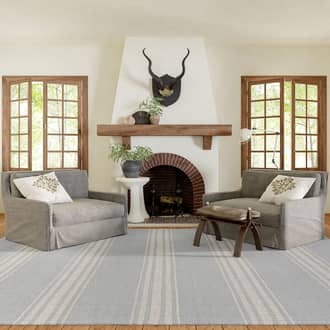 Bergamot Striped Cotton Rug secondary image