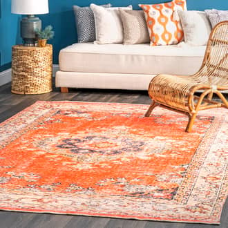 Classic Medallion Flatweave Rug secondary image