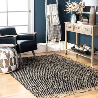 Leather And Jute Flatweave Rug secondary image