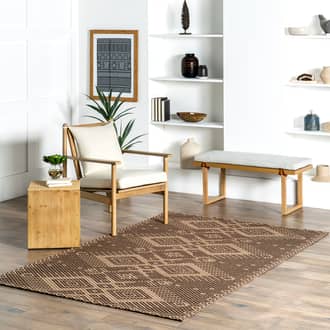 Brielle Jute-Blend Diamond Rug secondary image