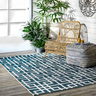 Oriental Trellis Indoor/Outdoor Rug secondary image