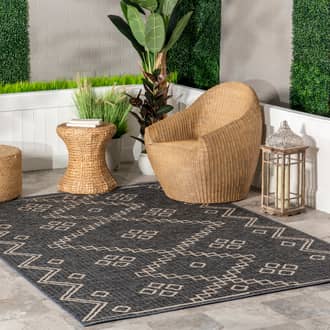 Diamonded Helix Indoor/Outdoor Rug secondary image