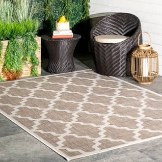 Indoor/Outdoor Moroccan Trellis Rug secondary image