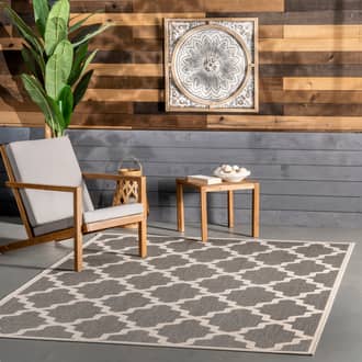 Indoor/Outdoor Moroccan Trellis Rug secondary image