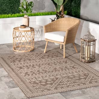 Diamond Bordered Indoor/Outdoor Rug secondary image