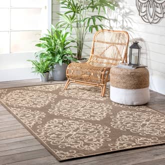 Coronated Trellis Indoor/Outdoor Rug secondary image