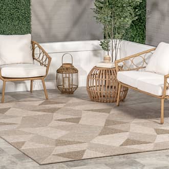 Gertrudis Geometric Tessellated Indoor/Outdoor Rug secondary image