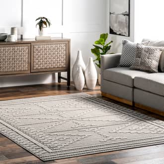 6' 7" x 9' Tammi Tiled Panel Rug secondary image