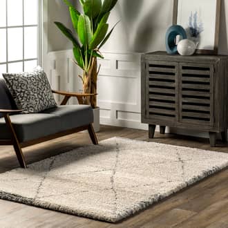 Zuna Faded Trellis Rug secondary image