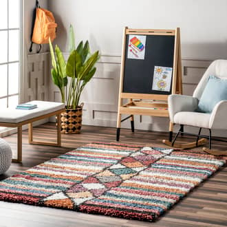 Liberty Kids Shag Stripes Rug secondary image