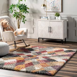 Marcella Kids Shag Abstract Rug secondary image